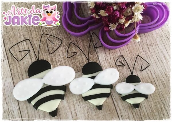 Trio de Abelhinhas (0128AJ3D)