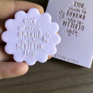 Frase 206 VOCÊ SÓ VENCE AMANHÃ