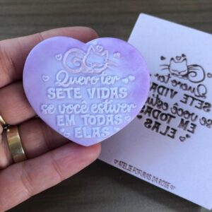 Frase 387  Quero SETE VIDAS se você estiver em todas elas..