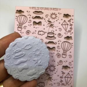 Textura Mundo Bita Ícones 10 10x8