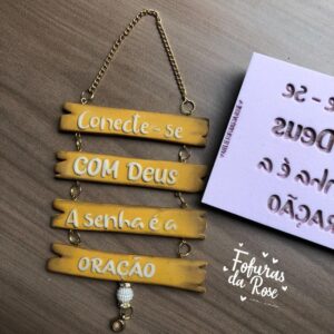 Textura Placa TX11X9-07 CONECTE-SE COM DEUS