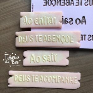 Textura Placa TX15X16-10 AO ENTRAR DEUS TE ABENÇOE