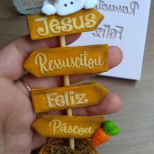 Textura 7.5X11 Cód 03 JESUS RESSUSCITOU