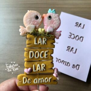 Textura 7.5X11 Cód 013 LAR DOCE LAR DE AMOR..