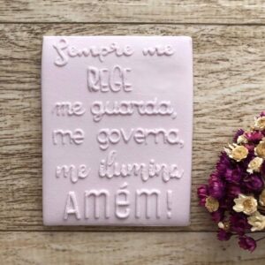 Textura FRASE 10 ORAÇÃO SANTO ANJO