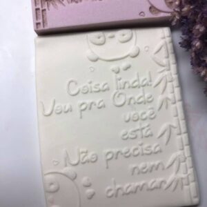 Textura frase 48 Coisa linda