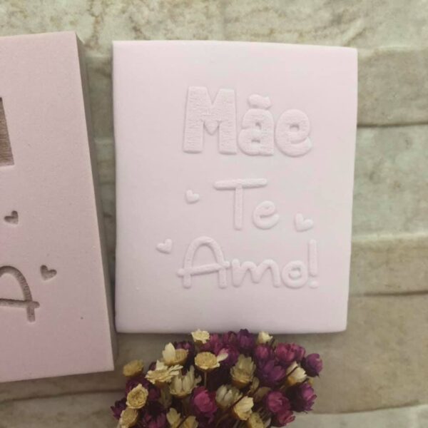 Textura 50 QUADRINHO MÃE TE AMO