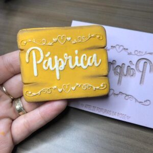 Textura Páprica Tamanho M