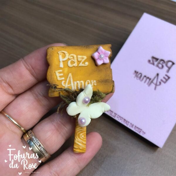 Frase FRZ347 Paz e Amor...