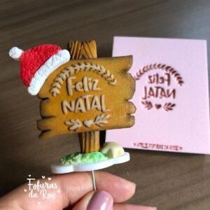 FRZ474 ... Frase Feliz Natal..
