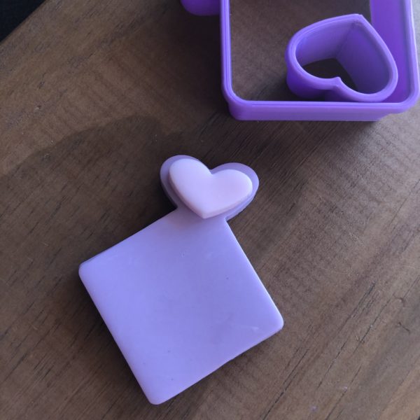Mini Moldura Quadrado Coração