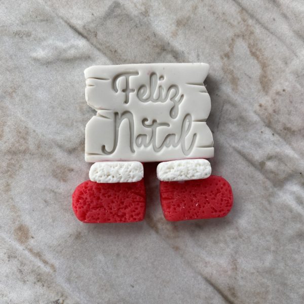 Placa Feliz Natal 0892AJ3D