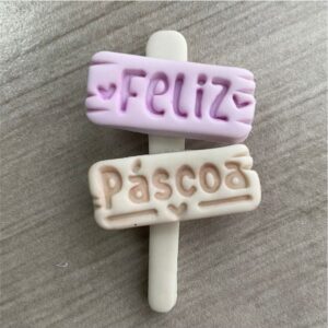 Plaquinha Feliz Páscoa