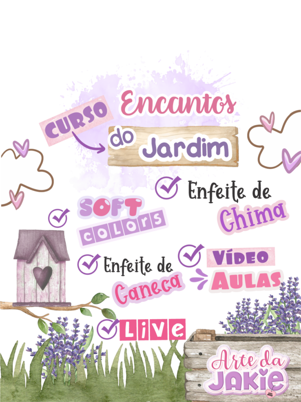 CURSO ENCANTOS DO JARDIM
