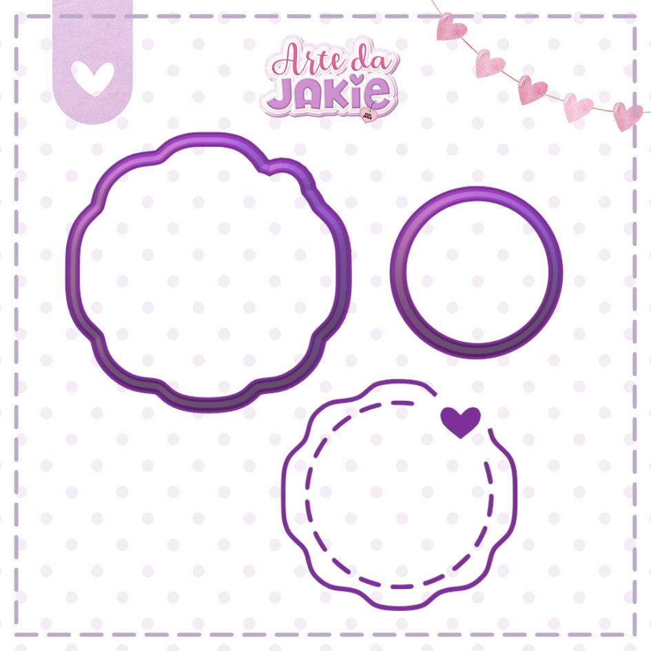 MOLDURA PINGENTE JARDIM 2303AJ3D